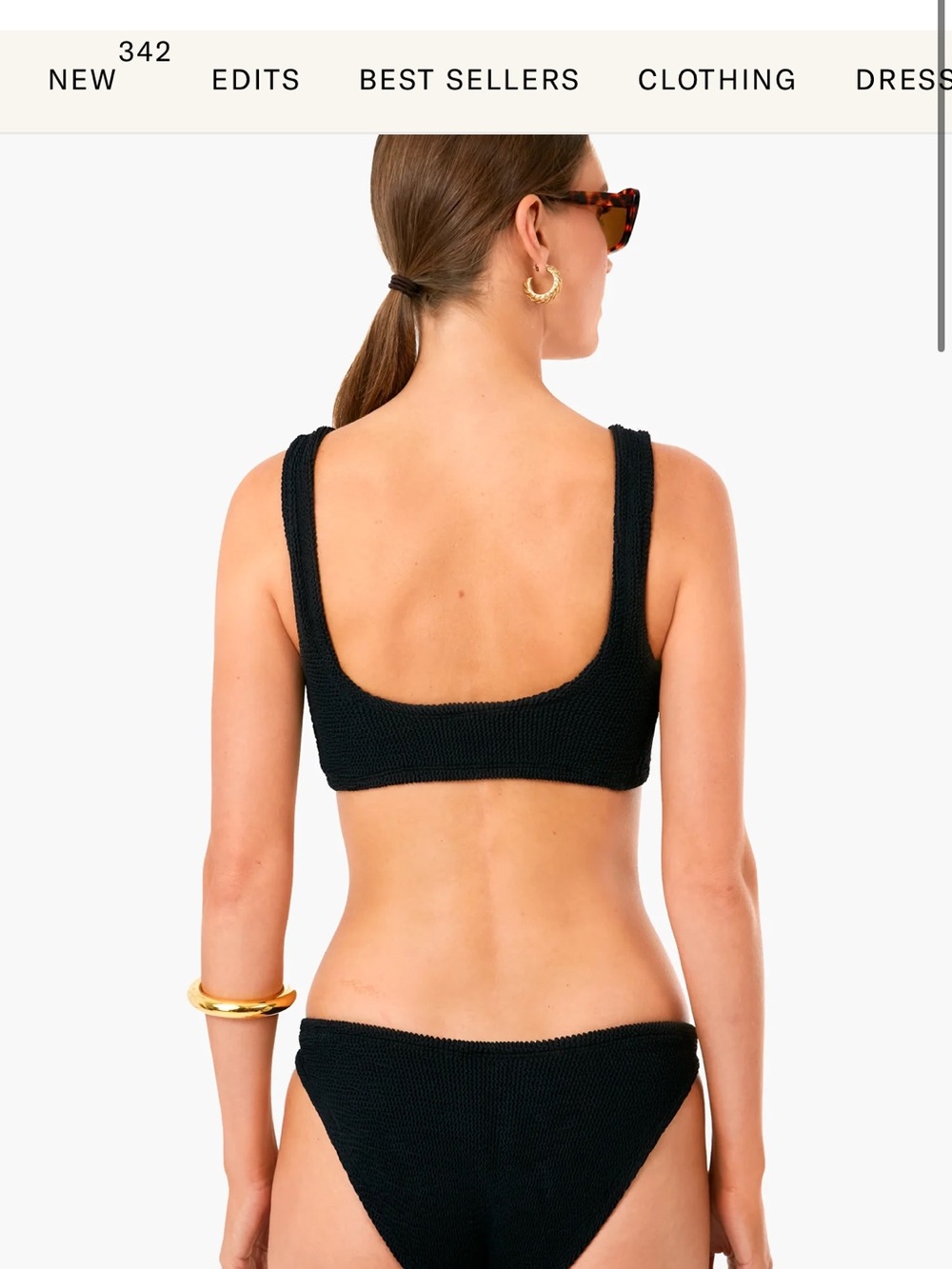 Hunza G Juno bikini - NWT! Black - Picture 4 of 5